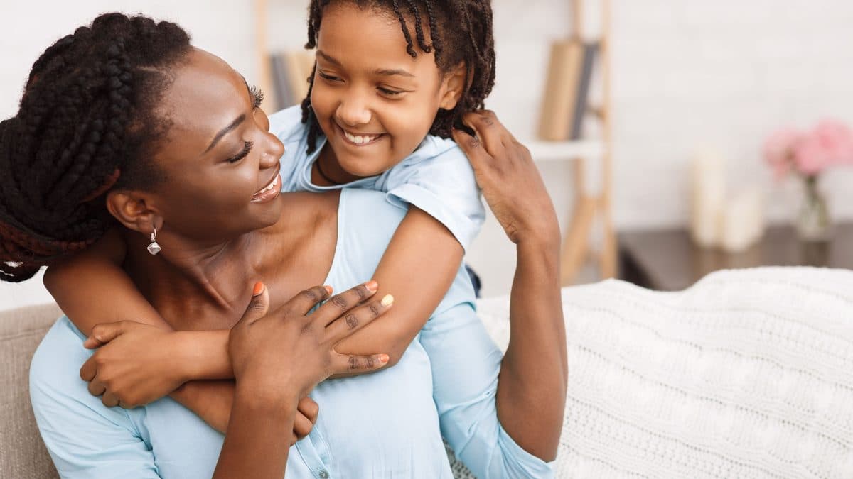 A parent and child who learn with Sunrise Learning Hub